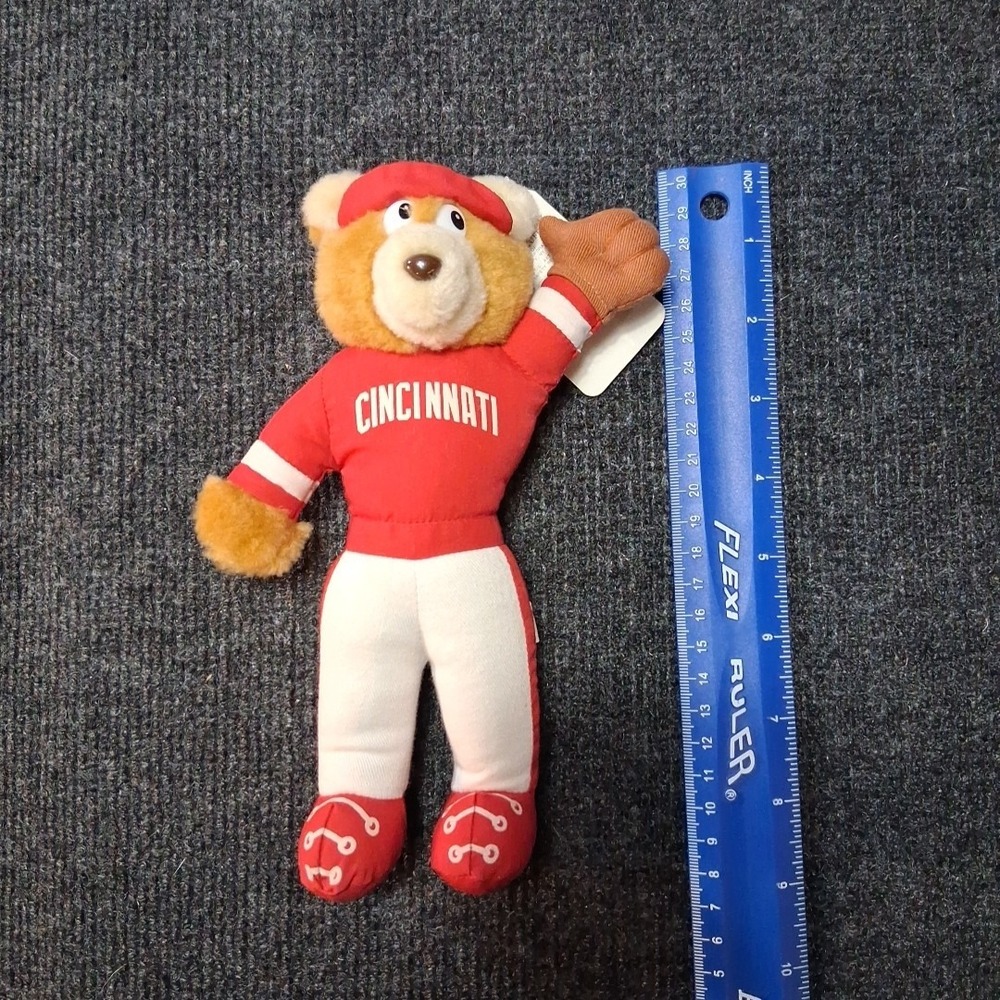 Good Stuff Plush Bear Unisex 8in Red NWT Cincinnati Reds Baseball MLB Vintage